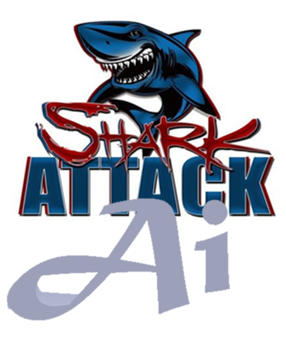 Shark Attack Ai Logo